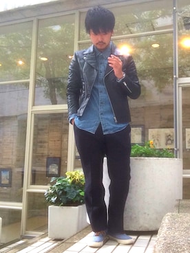 かけるさん（メンズ・178cm）の冬コーディネート