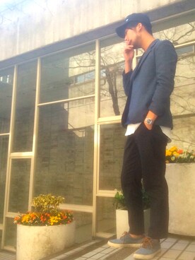 かけるさん（メンズ・178cm）の春コーディネート