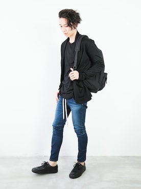 「CRAMSHELL（クラムシェル）のアイテム」を使った、aoiさん（メンズ・173cm）の夏コーディネート