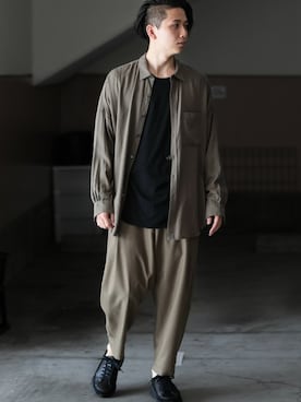 「KAZUYUKI KUMAGAI」｜aoiさん（メンズ・173cm）の秋コーディネート