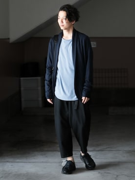 「ATTACHMENT（アタッチメント）のアイテム（バックパック/リュック）」を使った、aoiさん（メンズ・173cm）の秋コーディネート