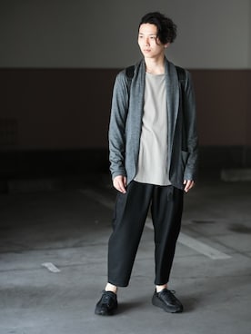 「ATTACHMENT（アタッチメント）のアイテム（バックパック/リュック）」を使った、aoiさん（メンズ・173cm）の秋コーディネート
