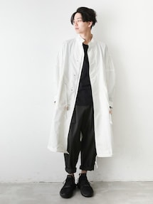 KAZUYUKI KUMAGAI ATTACHMENTのモッズコートを使った人気ファッション