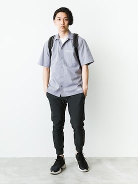 「ATTACHMENT（アタッチメント）のアイテム（Tシャツ/カットソー）」を使った、aoiさん（メンズ・173cm）の春コーディネート