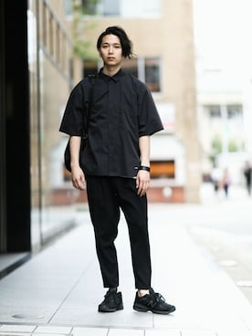 「ATTACHMENT（アタッチメント）のアイテム（パンツ）」を使った、aoiさん（メンズ・173cm）の夏コーディネート