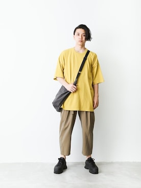 「CRAMSHELL（クラムシェル）のアイテム」を使った、aoiさん（メンズ・173cm）の夏コーディネート