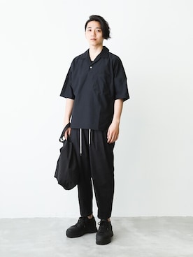 「CRAMSHELL（クラムシェル）のアイテム」を使った、aoiさん（メンズ・173cm）の夏コーディネート