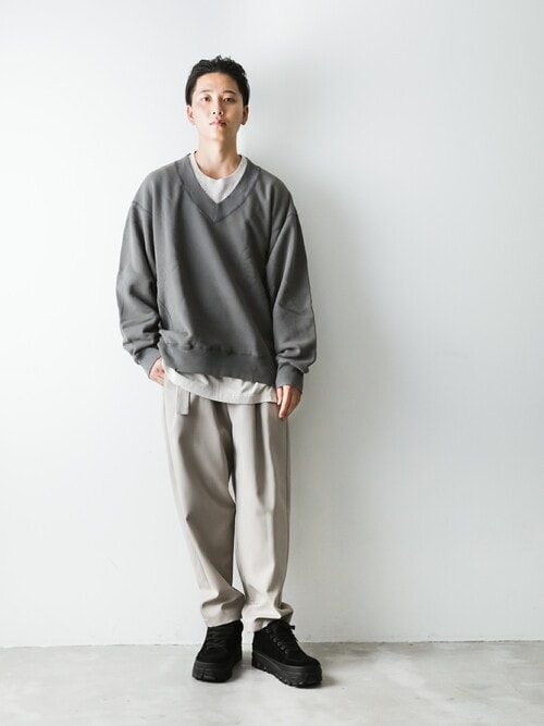 Kuma Kumaさま確認用 セール】30/1無撚糸×30/1MVSリバー天竺 クルーネックL/S（T