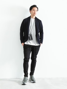 「ATTACHMENT（アタッチメント）のアイテム」を使った、aoiさん（メンズ・173cm）の秋コーディネート