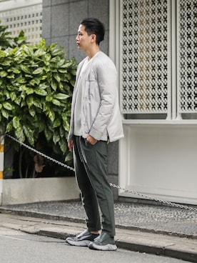 「ATTACHMENT（アタッチメント）のアイテム」を使った、aoiさん（メンズ・173cm）の冬コーディネート