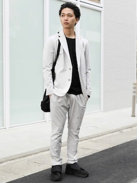 「CRAMSHELL（クラムシェル）のアイテム」を使った、aoiさん（メンズ・173cm）の冬コーディネート