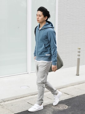 「CRAMSHELL（クラムシェル）のアイテム」を使った、aoiさん（メンズ・173cm）の冬コーディネート