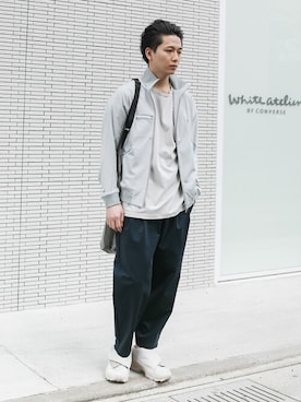 「CRAMSHELL（クラムシェル）のアイテム」を使った、aoiさん（メンズ・173cm）の冬コーディネート