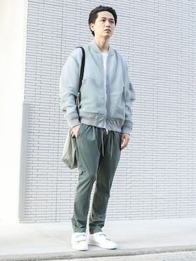 「ATTACHMENT（アタッチメント）のアイテム（スラックス）」を使った、aoiさん（メンズ・173cm）の冬コーディネート