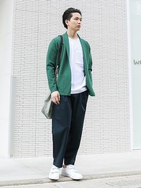 「ATTACHMENT（アタッチメント）のアイテム（パンツ）」を使った、aoiさん（メンズ・173cm）の冬コーディネート