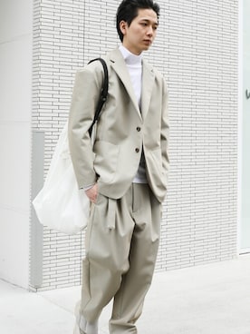 「CRAMSHELL（クラムシェル）のアイテム」を使った、aoiさん（メンズ・173cm）の春コーディネート