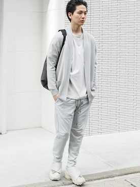 「ATTACHMENT（アタッチメント）のアイテム（バックパック/リュック）」を使った、aoiさん（メンズ・173cm）の春コーディネート