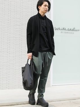 「CRAMSHELL（クラムシェル）のアイテム」を使った、aoiさん（メンズ・175cm）の春コーディネート