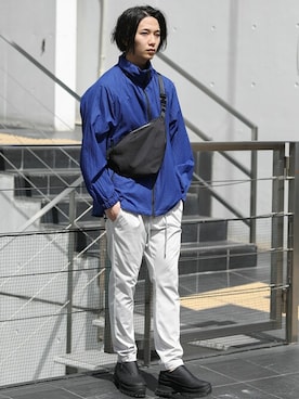 「CRAMSHELL（クラムシェル）のアイテム」を使った、aoiさん（メンズ・175cm）の春コーディネート