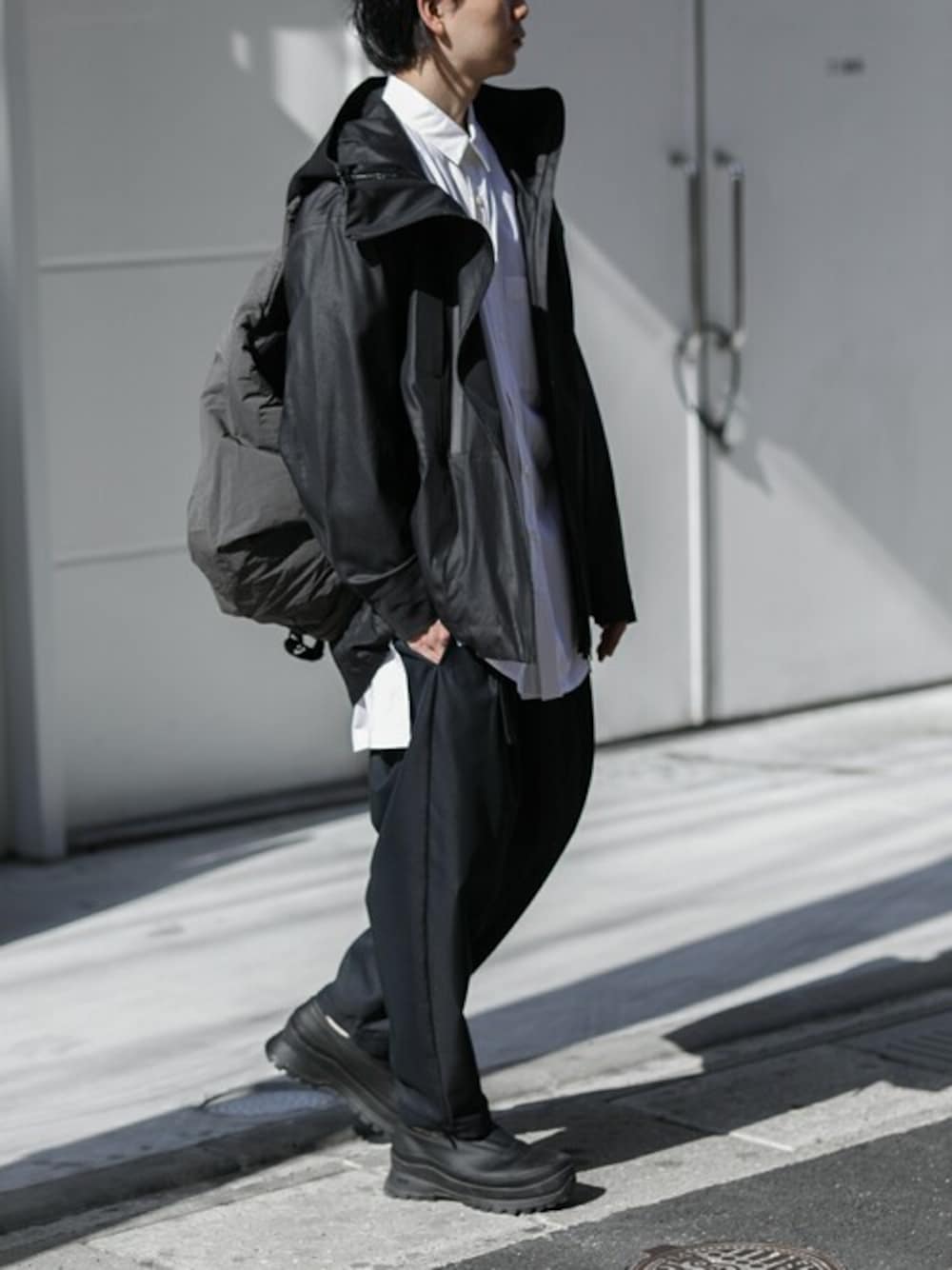 ATTACHMENTのマウンテンパーカーを使った人気ファッション