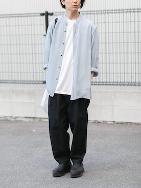 「CRAMSHELL（クラムシェル）のアイテム」を使った、aoiさん（メンズ・175cm）の春コーディネート