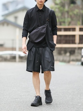 「CRAMSHELL（クラムシェル）のアイテム」を使った、aoiさん（メンズ・175cm）の夏コーディネート