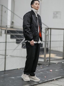 「ATTACHMENT（アタッチメント）のアイテム」を使った、aoiさん（メンズ・175cm）の秋コーディネート