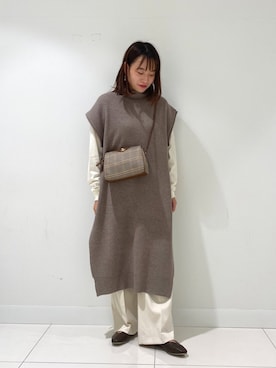 「秋のカフェオレコーデ」｜「アイテム（その他）」を使った、　AMIさん（レディース・158cm）の秋コーディネート