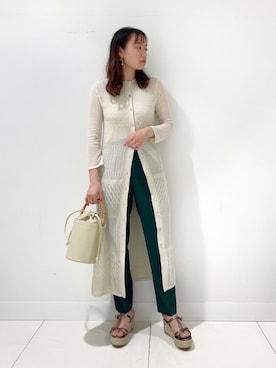 「アイテム（サンダル、その他）」を使った、　AMIさん（レディース・158cm）の春コーディネート