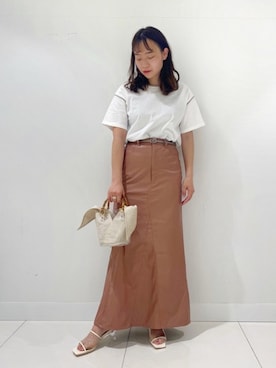 「アイテム（アイシャドウ）」を使った、　AMIさん（レディース・158cm・20代）の春コーディネート