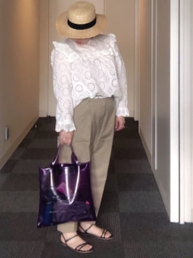 まんたろうさん(レディース・153cm)の春コーディネート