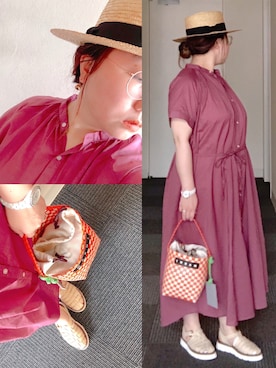 「アイテム（シャツワンピース）」を使った、まんたろうさん（レディース・153cm・30代）の秋コーディネート