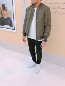 「URBAN RESEARCH（アーバンリサーチ）のアイテム（腕時計）」を使った、グーフさん（メンズ・163cm）の春コーディネート