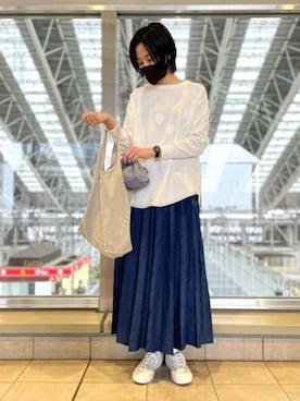 「あずま袋」｜iさん（レディース・168cm）の冬コーディネート
