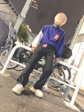「ADER error」｜「アイテム（アクセサリー）」を使った、Кento./ 겐토さん（メンズ・170cm）の春コーディネート