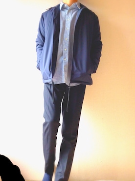 「ZARA（ザラ）のアイテム（ナイロンジャケット）」を使った、ひのさん（メンズ・173cm）の冬コーディネート