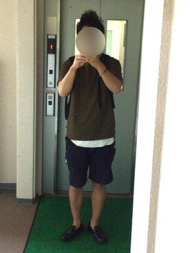 「curly」｜「アイテム（アクセサリー）」を使った、ビックバンベイダーさん（メンズ・176cm）の夏コーディネート
