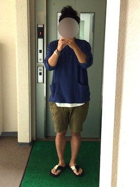 「curly」｜「アイテム（アクセサリー）」を使った、ビックバンベイダーさん（メンズ・176cm）の夏コーディネート