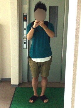 「curly」｜「アイテム（アクセサリー）」を使った、ビックバンベイダーさん（メンズ・176cm）の夏コーディネート