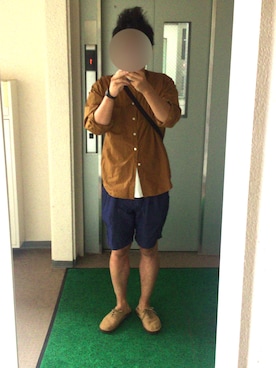 「MADDEN（メデン）のアイテム」を使った、ビックバンベイダーさん（メンズ・176cm）の夏コーディネート