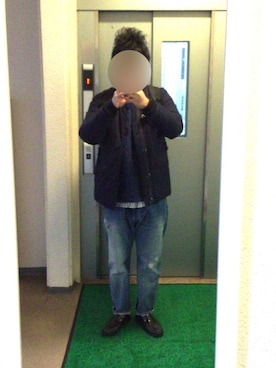 「MOJITO（モヒート）のアイテム」を使った、ビックバンベイダーさん（メンズ・176cm）の冬コーディネート