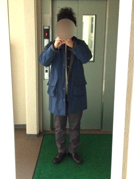 「curly」｜「アイテム（ジャケット/アウター）」を使った、ビックバンベイダーさん（メンズ・176cm）の冬コーディネート
