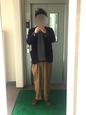 「curly」｜「アイテム（ジャケット/アウター）」を使った、ビックバンベイダーさん（メンズ・176cm）の春コーディネート