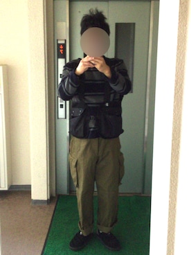 「MOJITO（モヒート）のアイテム」を使った、ビックバンベイダーさん（メンズ・176cm）の春コーディネート