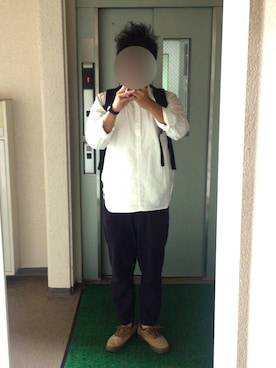 「TATAMIZE（タタミゼ）のアイテム」を使った、ビックバンベイダーさん（メンズ・176cm）の夏コーディネート