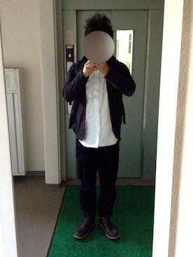 「FLISTFIA（フリストフィア）のアイテム」を使った、ビックバンベイダーさん（メンズ・176cm）の秋コーディネート