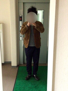 「WORKERS（ワーカーズ）のアイテム（ジャケット/アウター）」を使った、ビックバンベイダーさん（メンズ・176cm）の冬コーディネート