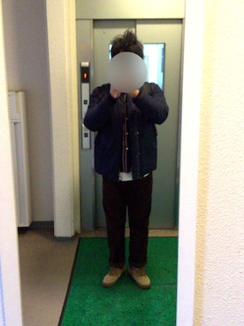 「MOJITO（モヒート）のアイテム」を使った、ビックバンベイダーさん（メンズ・176cm）の冬コーディネート