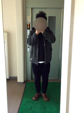 「curly」｜「アイテム（ジャケット/アウター）」を使った、ビックバンベイダーさん（メンズ・176cm）の冬コーディネート