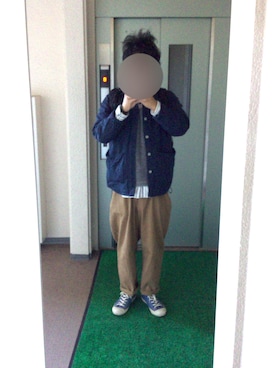 「 FilMelange」｜ビックバンベイダーさん（メンズ・176cm）の冬コーディネート